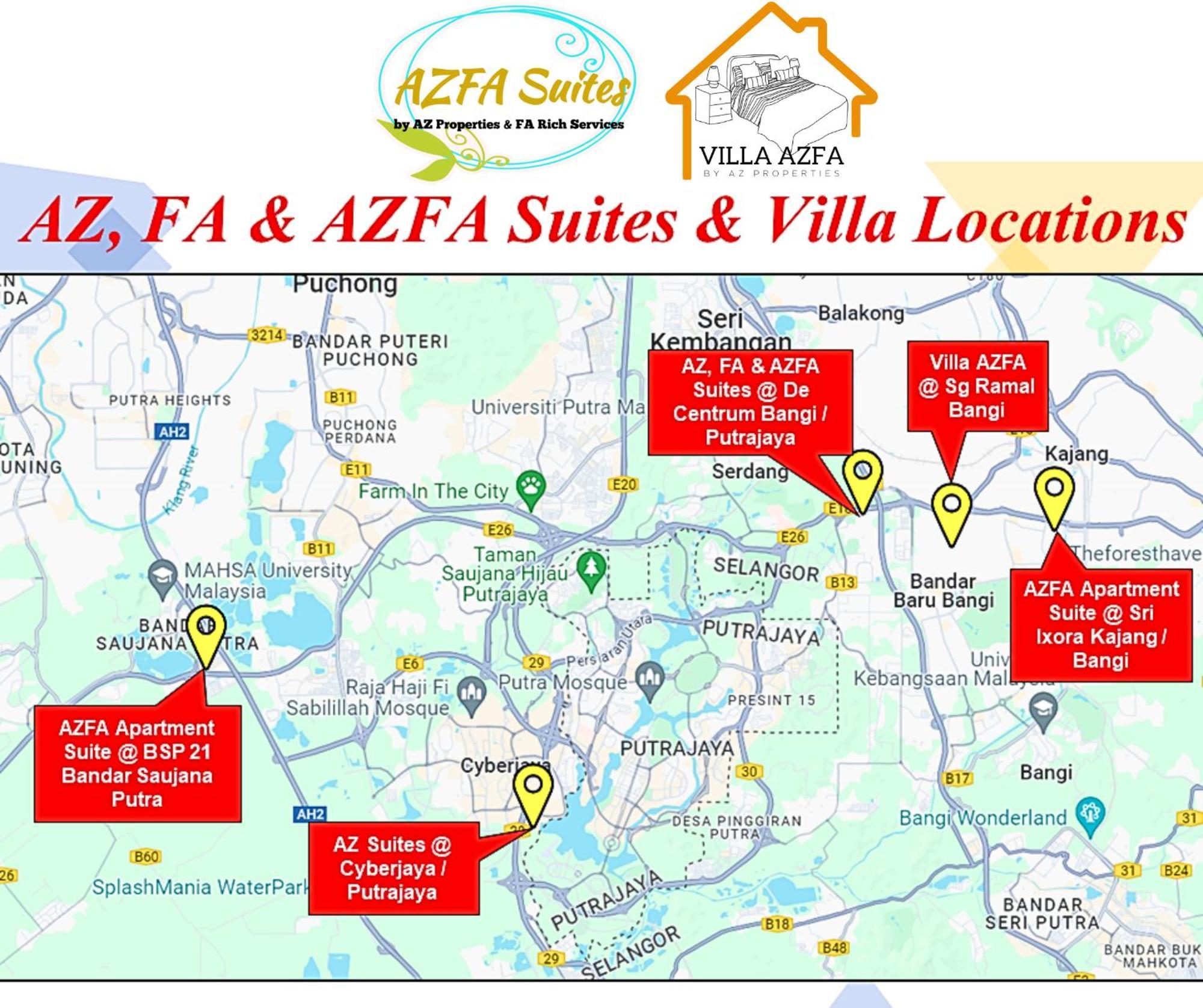Azfa Duplex Suite At De Centrum Putrajaya Bangi Free Wifi Каджанг Экстерьер фото